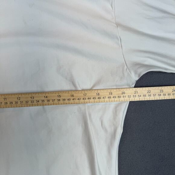 Under Armour Coldgear Thermal Shirt Womens Sz XXL White Stretch Workout Running - Picture 3 of 6